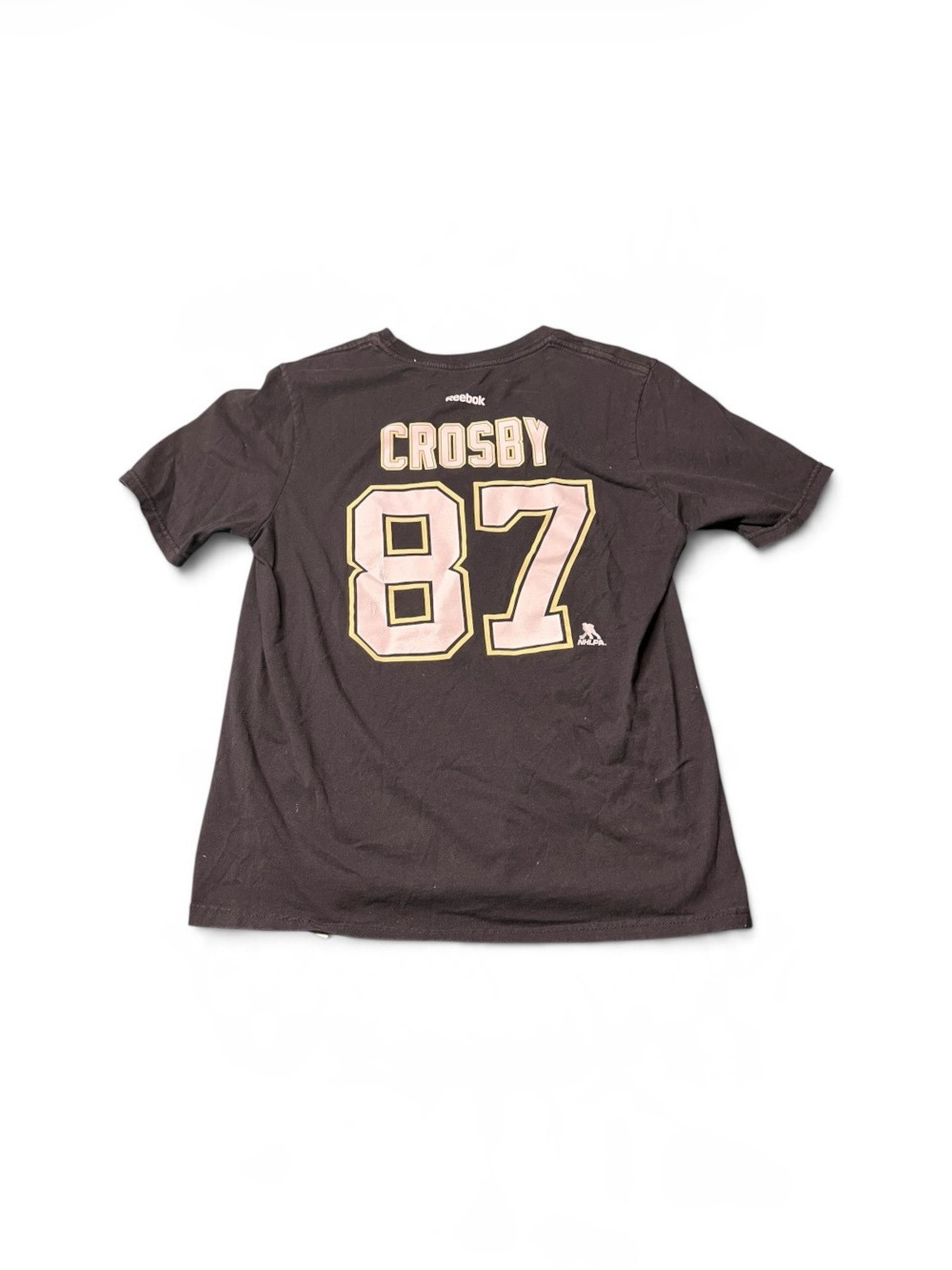 Reebok Pittsburgh Penguins Sidney Crosby #87 tee shirt size kids X-Large (18)